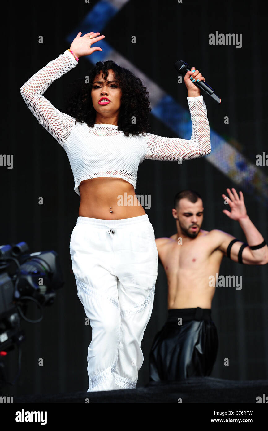British Summertime Festival London Stock Photo Alamy