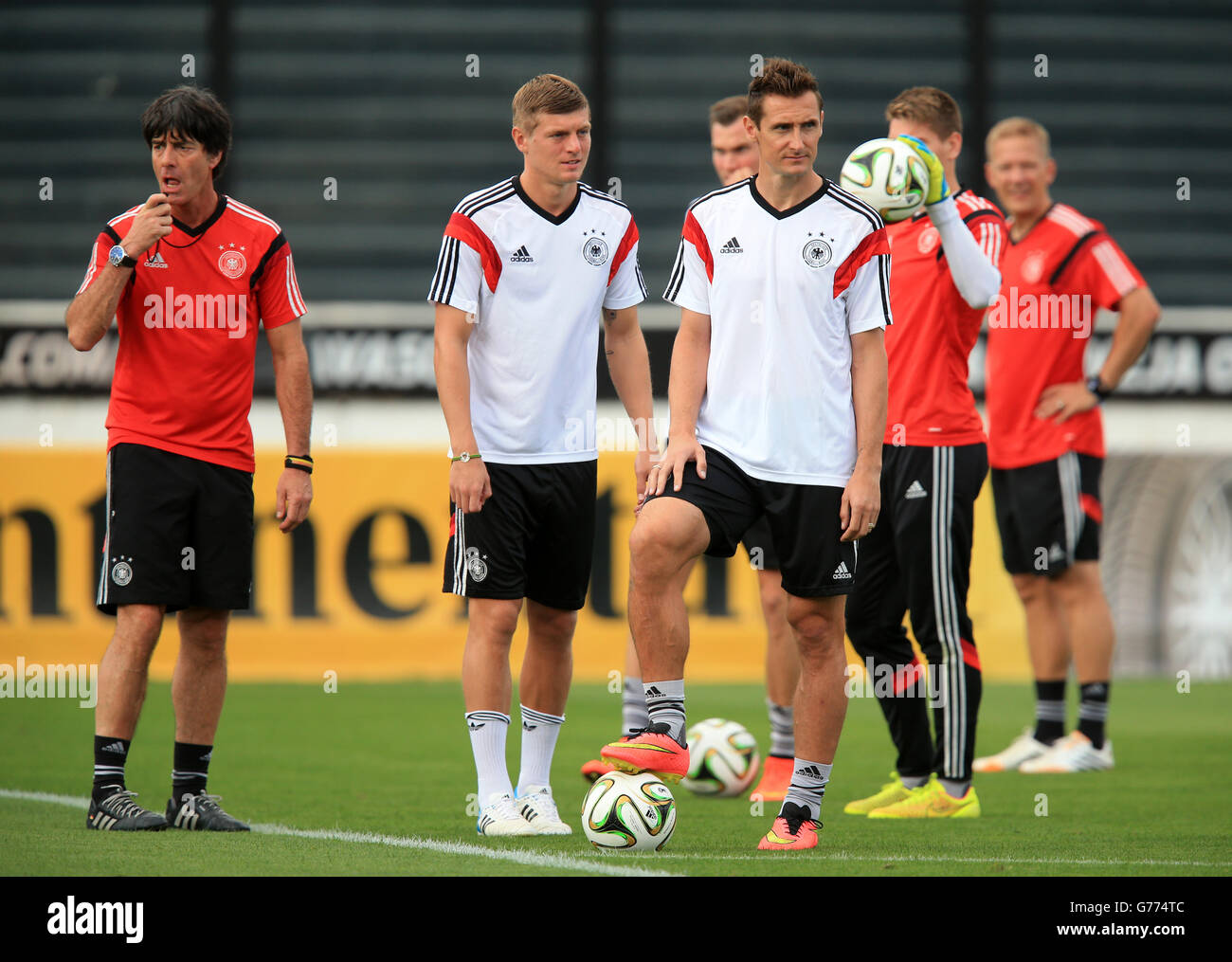 Soccer Fifa World Cup 14 Final Germany V Argentina Germany Training Session Estadio Sao Januario Stock Photo Alamy