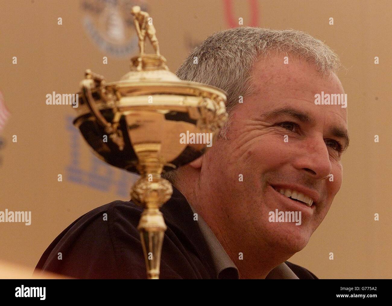 Curtis Strange - Ryder Cup. USA captain Curtis Strange, at a press