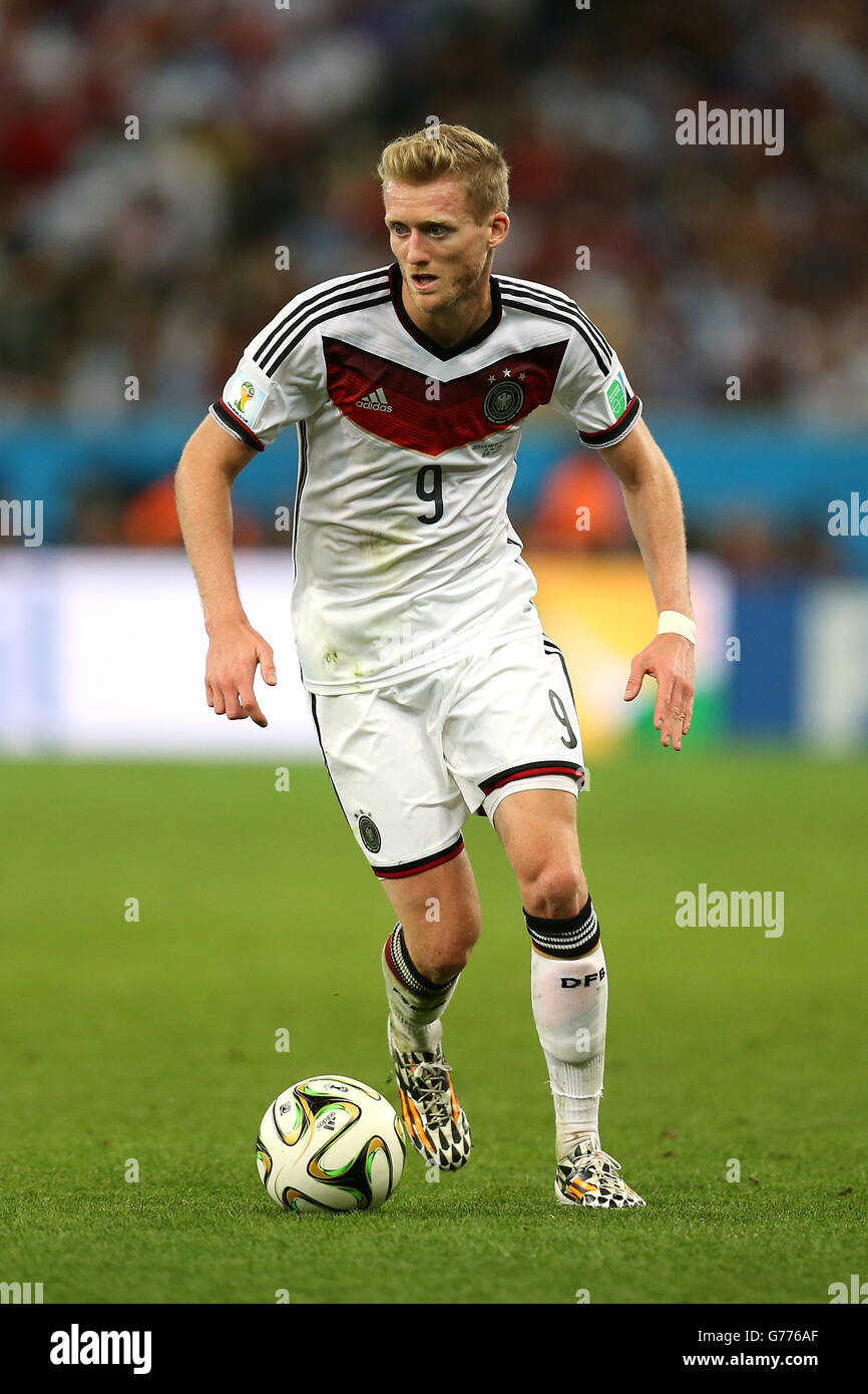 Soccer - FIFA World Cup 2014 - Final - Germany v Argentina - Estadio do Maracana. Germany's Andre Schurrle Stock Photo