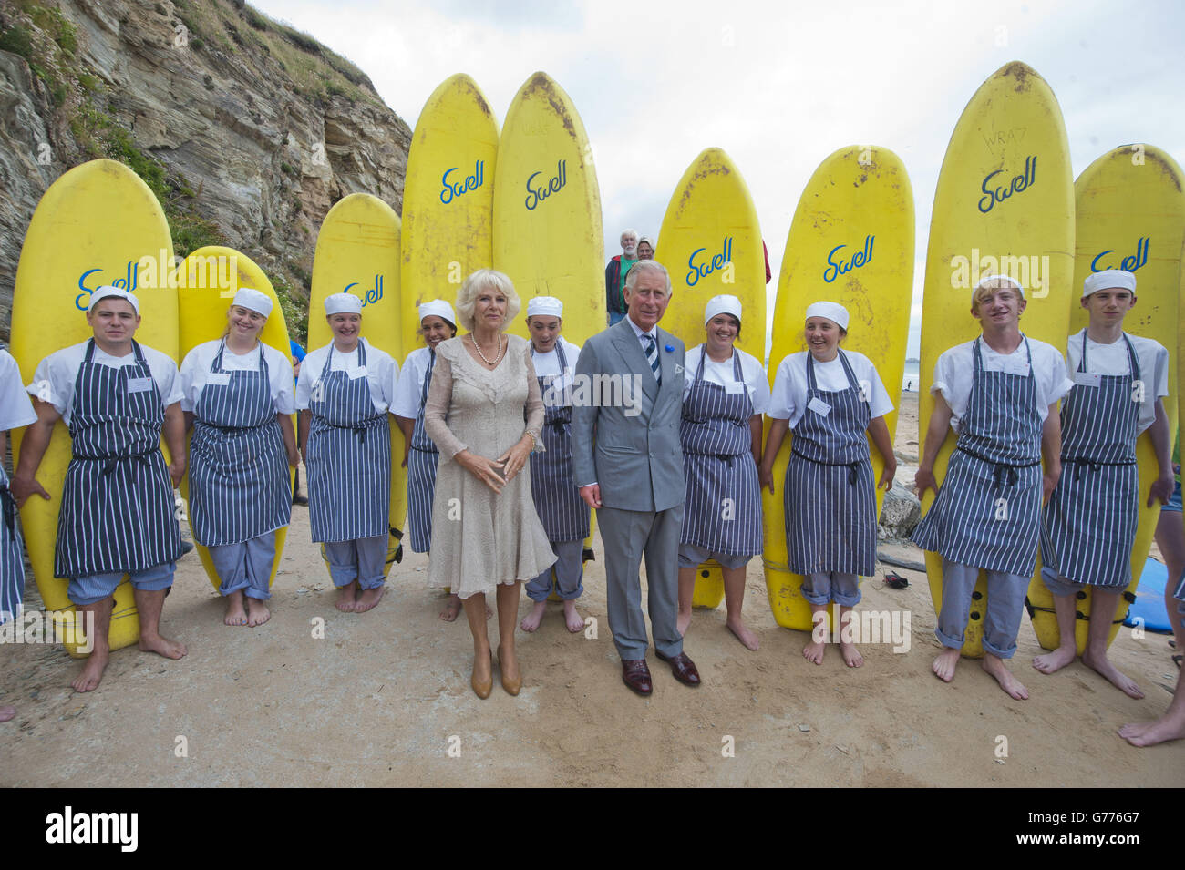 Prince of Wales and Duchess of Cornwall annual summer tour of Devon and ...