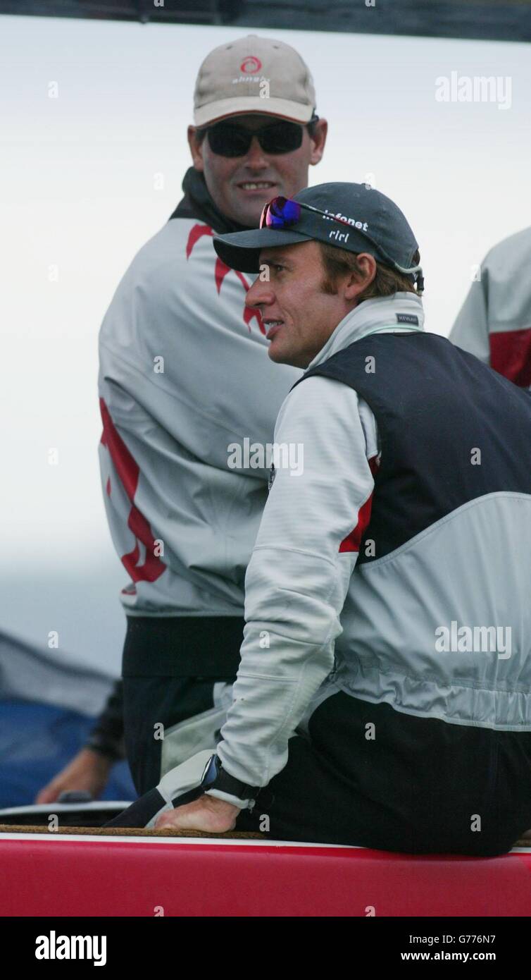 Alinghi v Victory Coutts Bertarelli Stock Photo