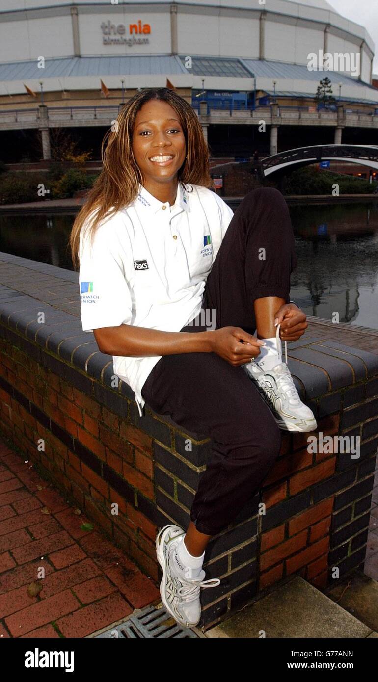 Ashia Hansen Indoor Championships Stock Photo Alamy