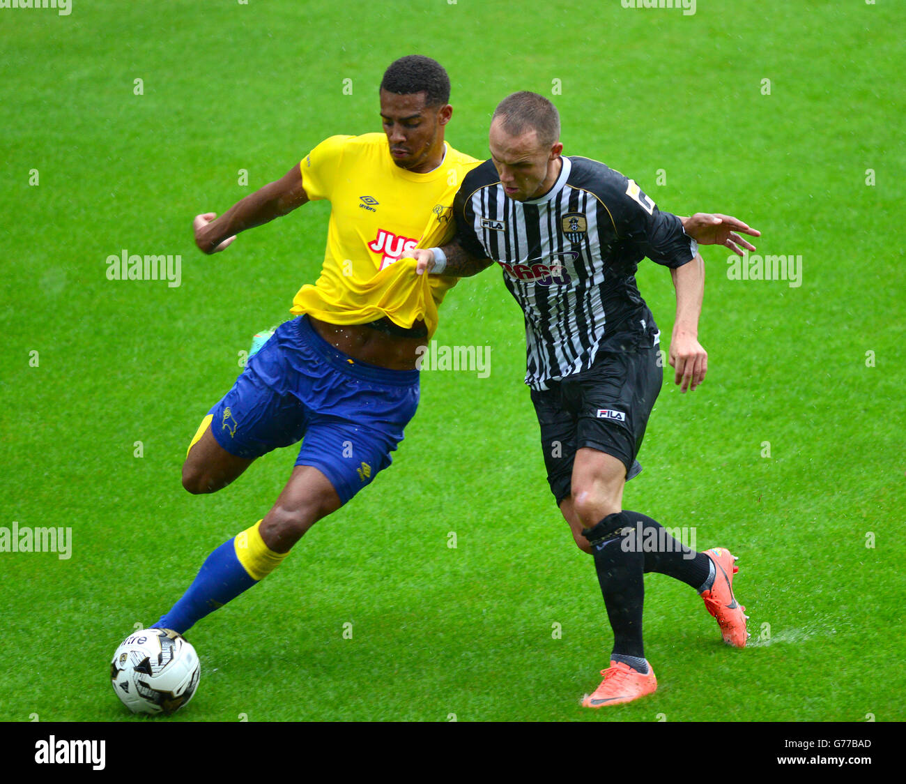 Football ball full length lewpics hires stock photography and images