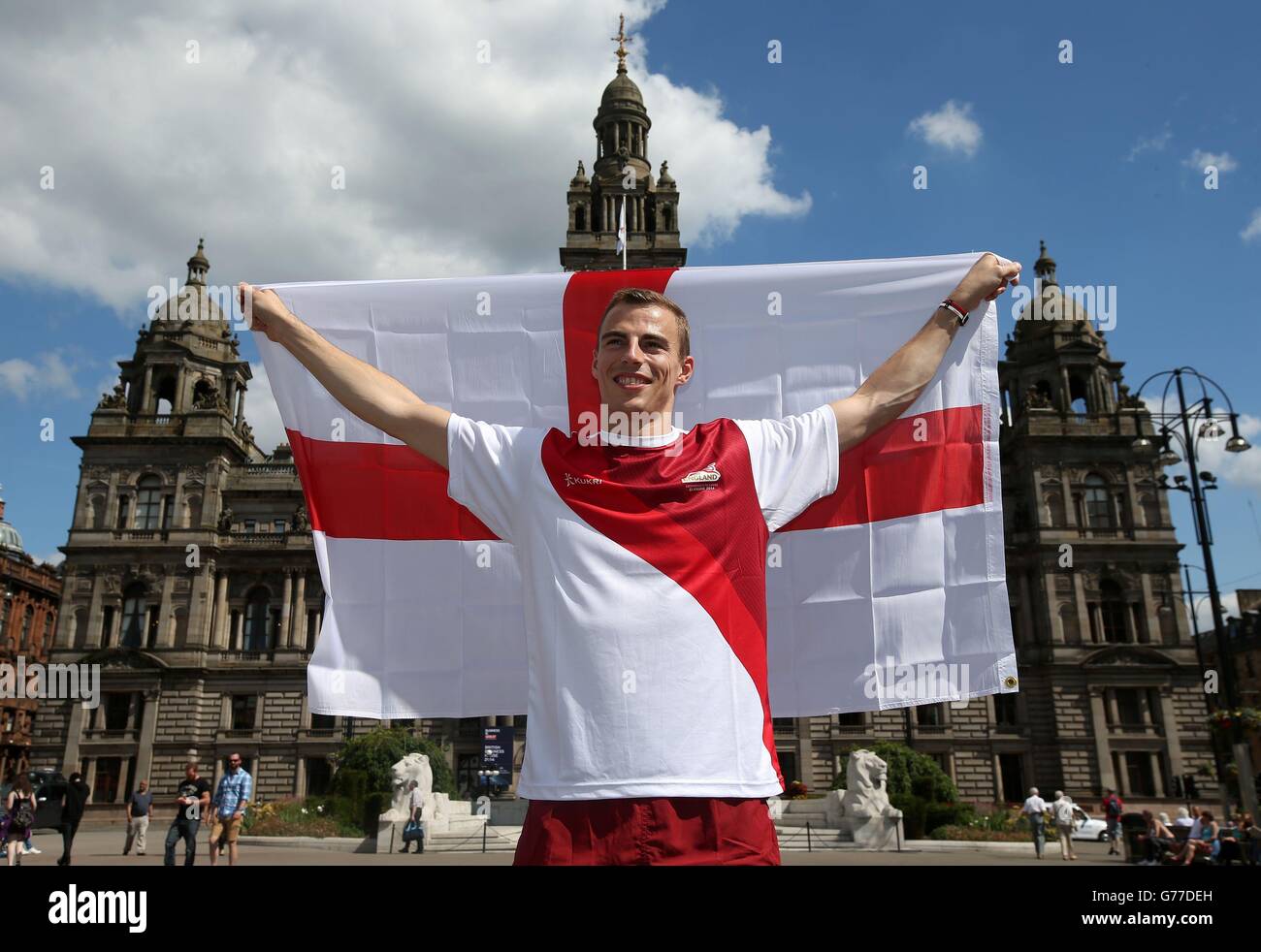 Commonwealth england flag bearer hires stock photography and images