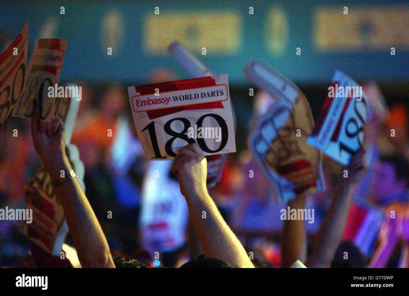 DARTS Final SCORECARDS Stock Photo Alamy