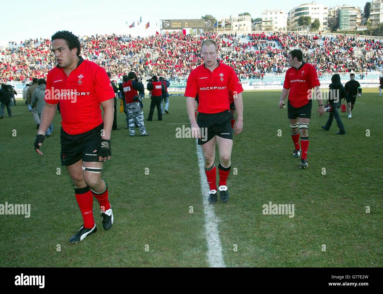 RBS 6 Nations Italy v Wales Stock Photo