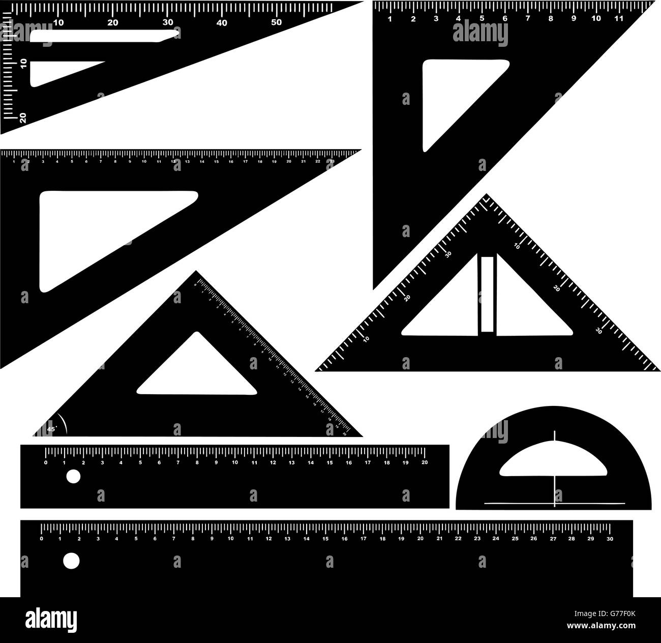 Technical drawing equipment illustration Stock Vector Image & Art Alamy