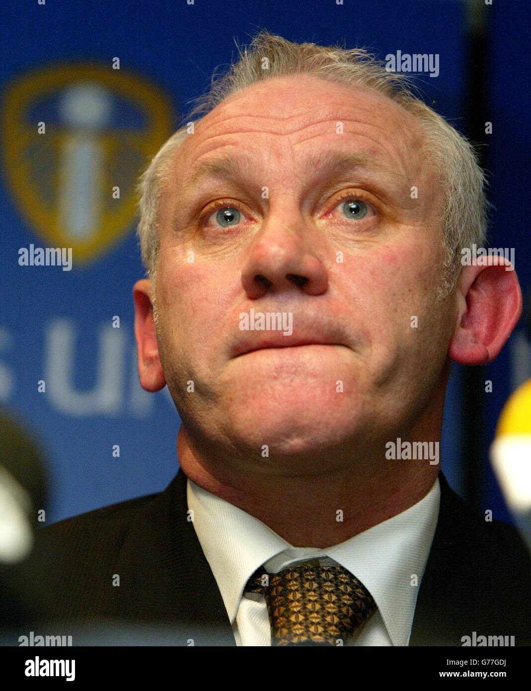 Leeds United's new caretaker manager Peter Reid is unveiled during a