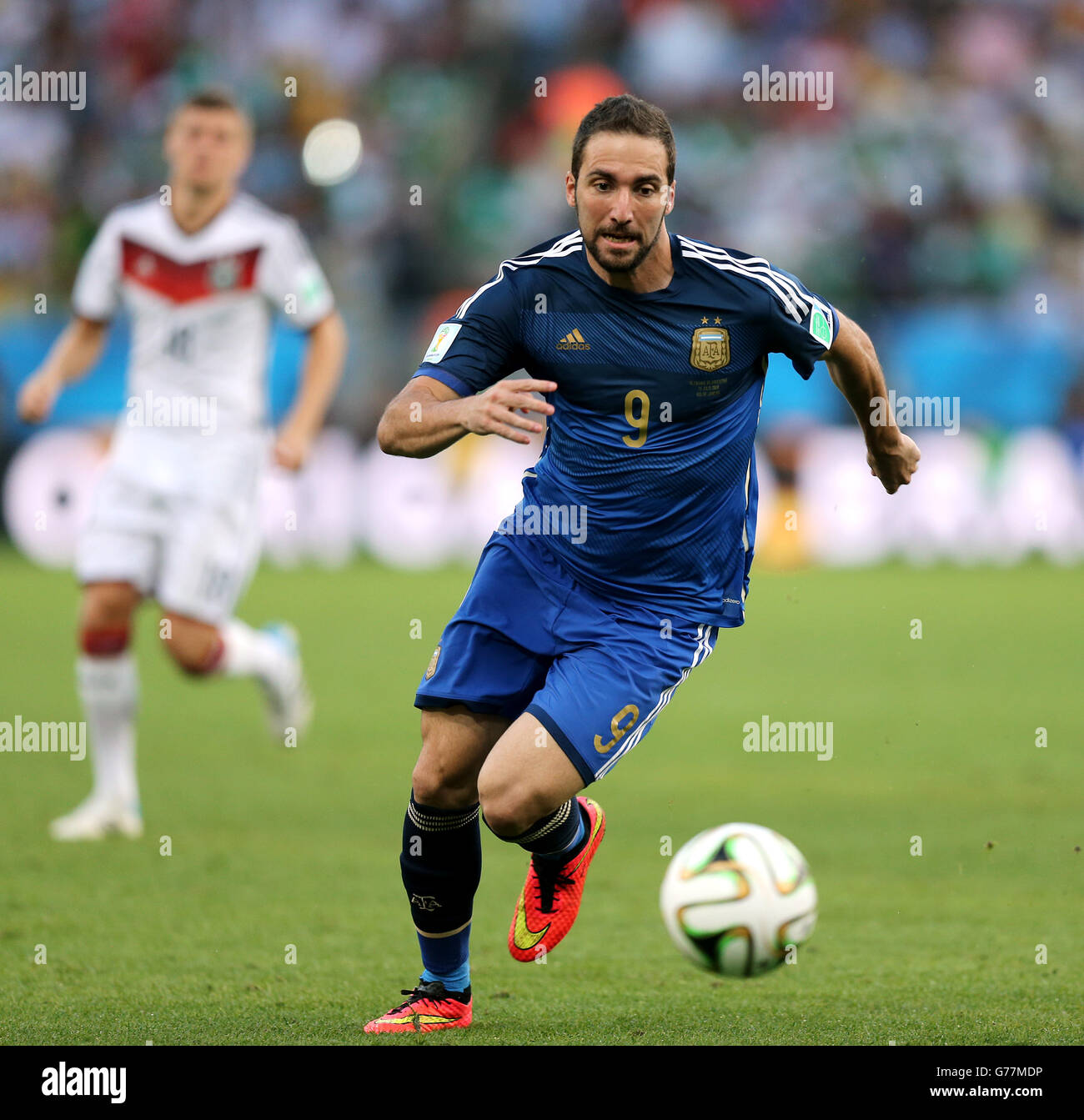 Soccer - FIFA World Cup 2014 - Final - Germany v Argentina - Estadio do Maracana. Gonzalo Higuain, Argentina Stock Photo