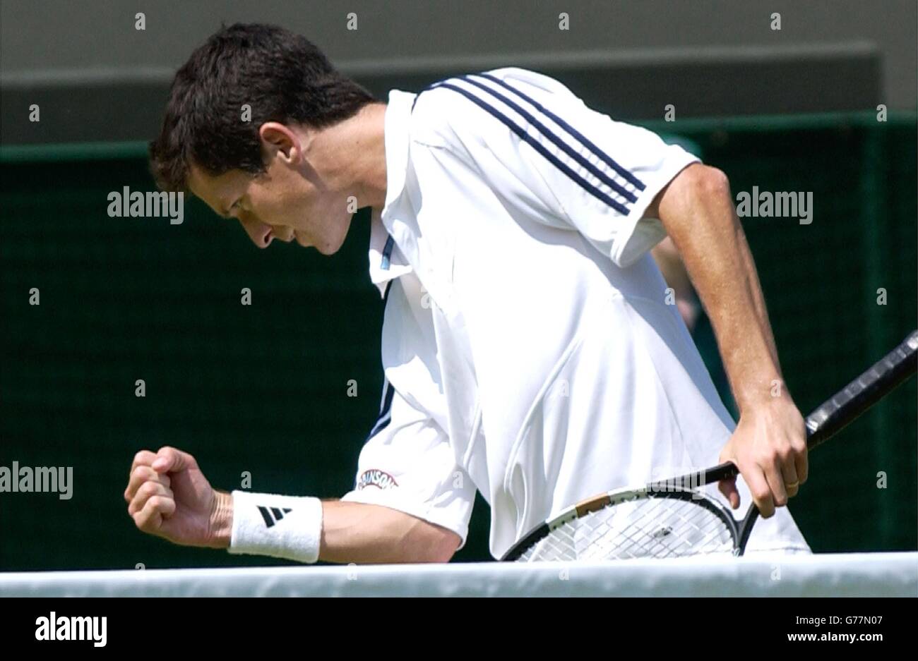 Henman v Zib Stock Photo