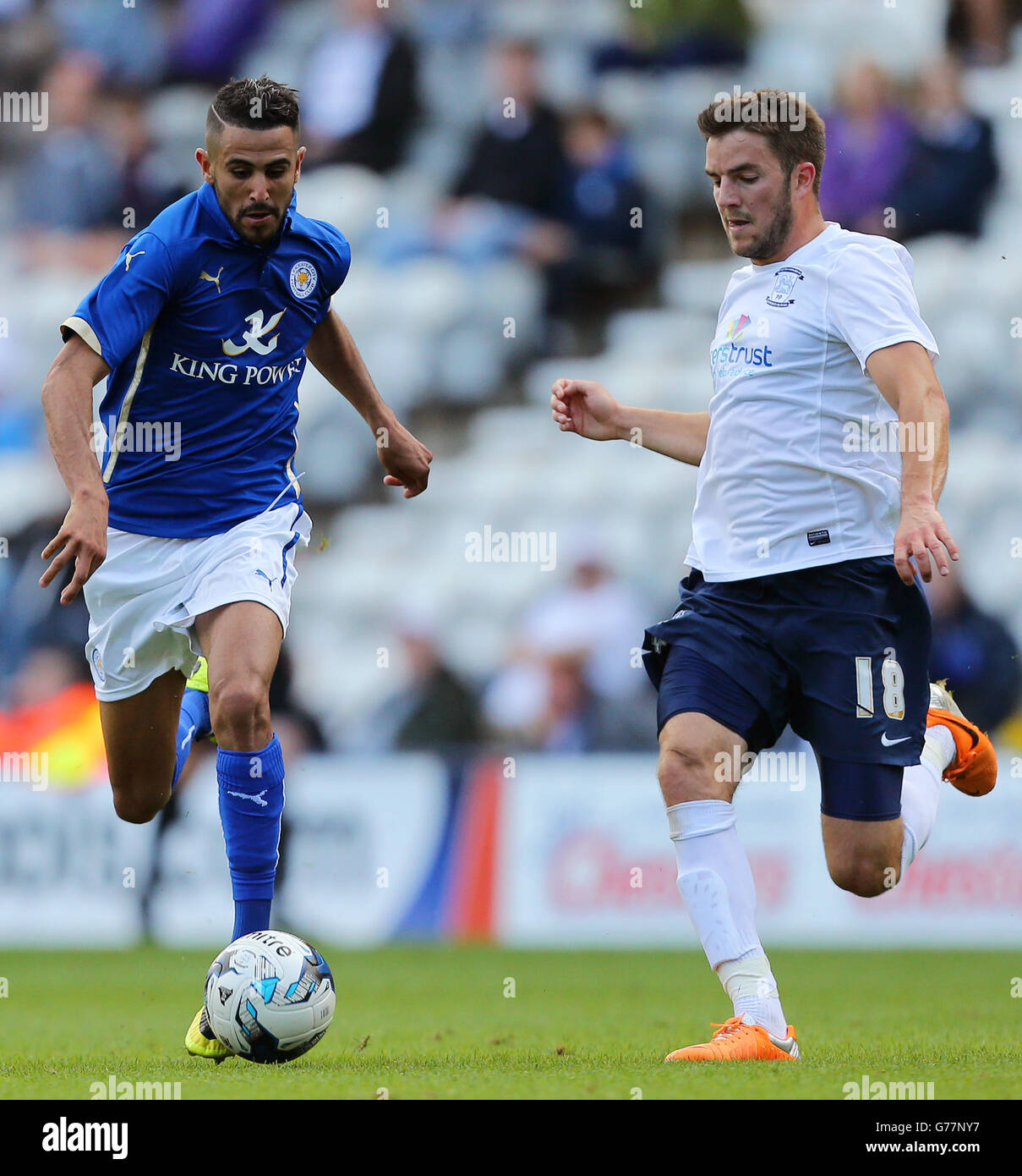 Preston north end v leicester city hires stock photography and images