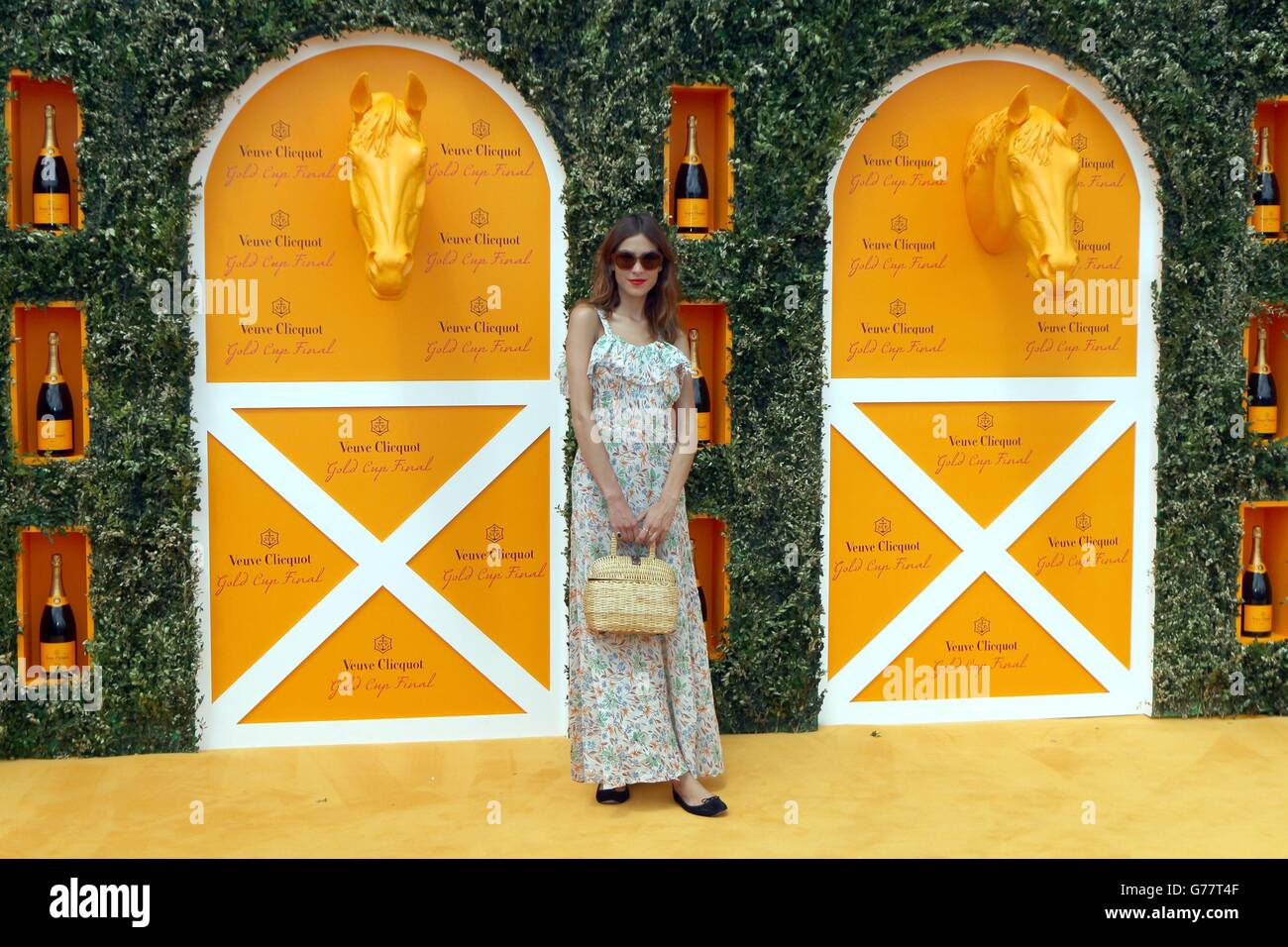 Veuve Clicquot Gold Cup Polo Final - Sussex Stock Photo