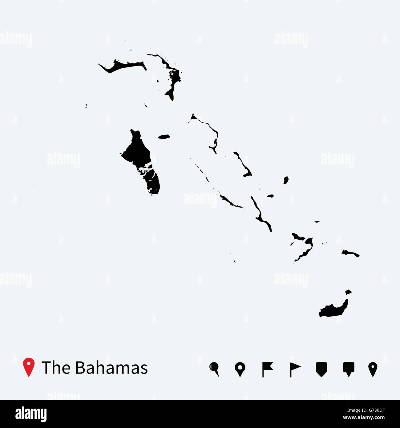 Map of bahamas hires stock photography and images Alamy