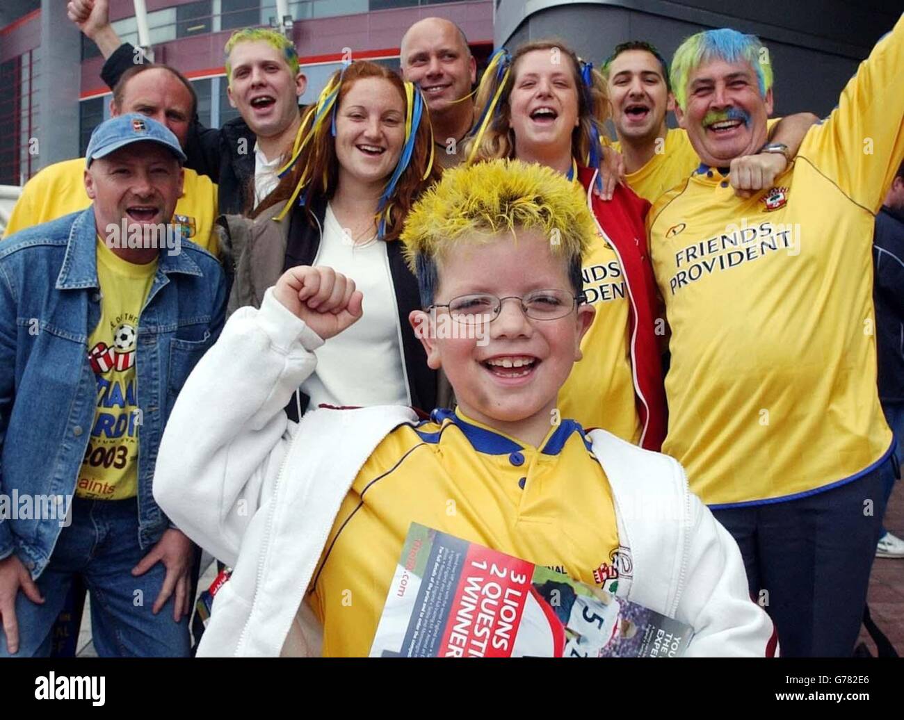 FA Cup Final Southampton fans Stock Photo Alamy