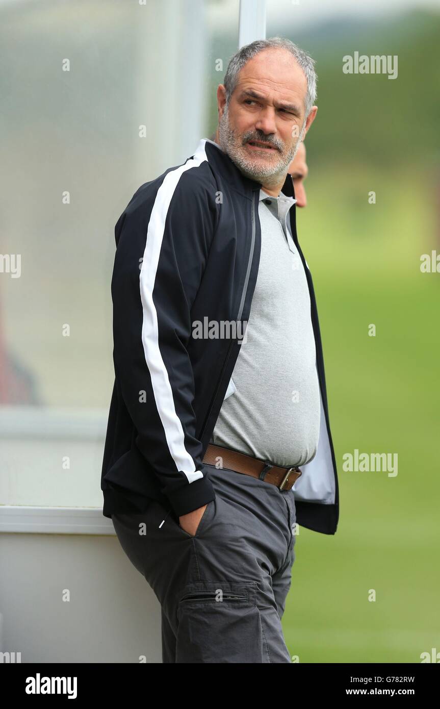 Director of football Andoni Zubizarreta during the training session at St George's Park, Burton-Upon-Trent. Stock Photo