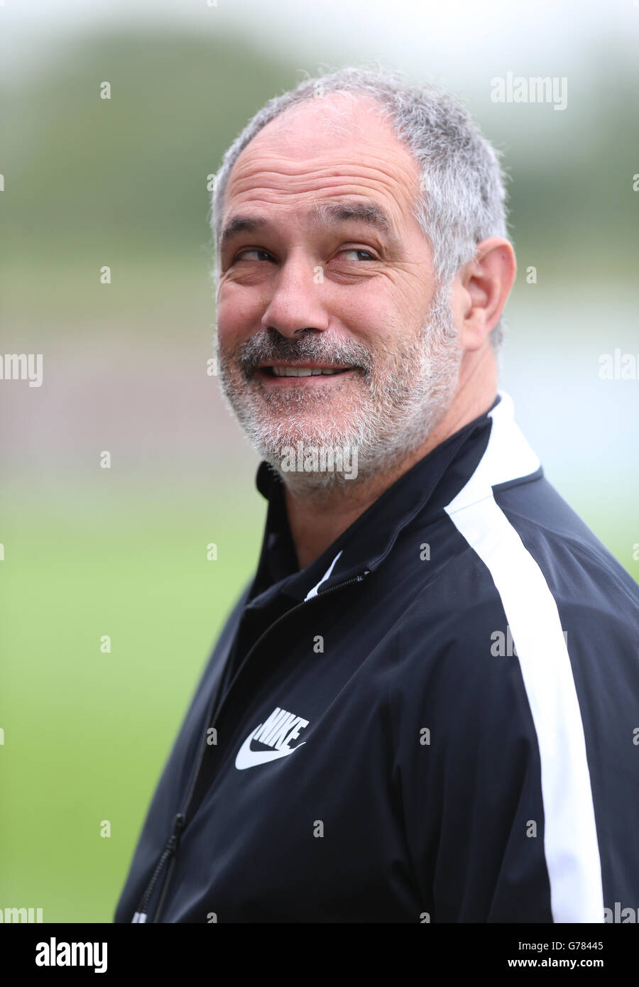 Director of football Andoni Zubizarreta during the training session at St George's Park, Burton-Upon-Trent. Stock Photo