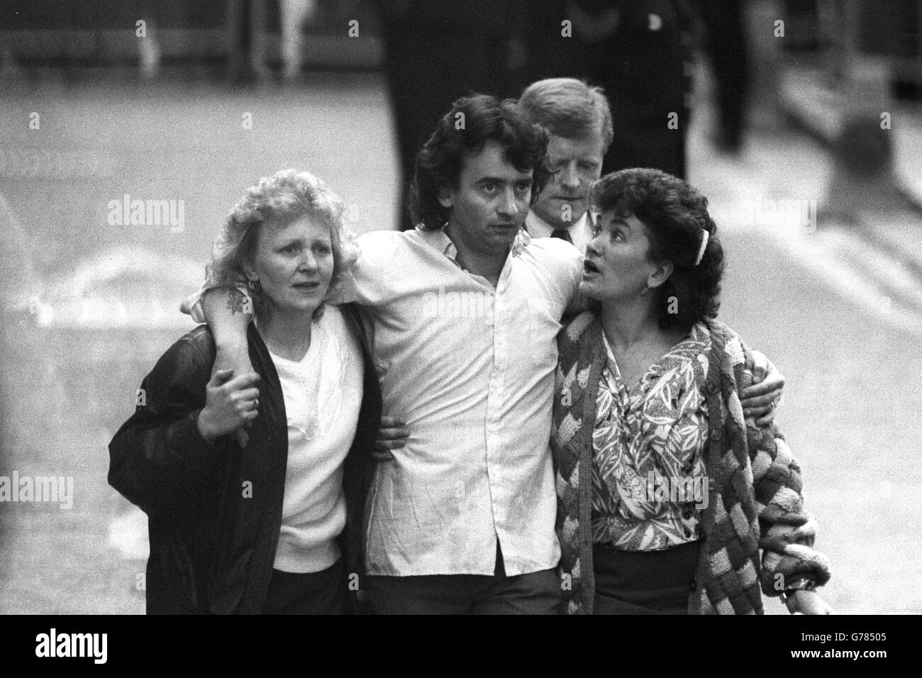 Crime - Guildford Four - Gerard Conlon - Old Bailey, London Stock Photo