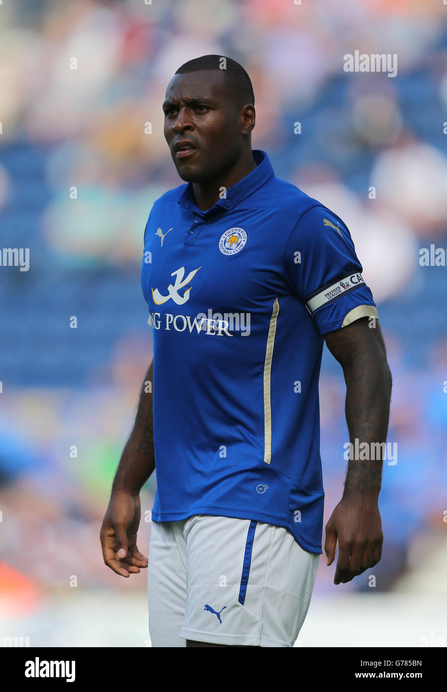 Leicester citys wes during the pre season friendly at deepdale