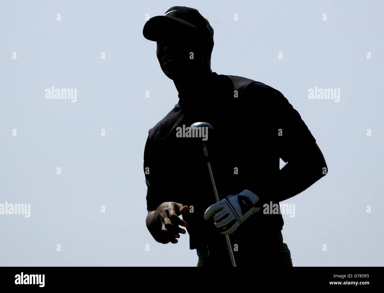 Tiger Woods The Open Stock Photo Alamy