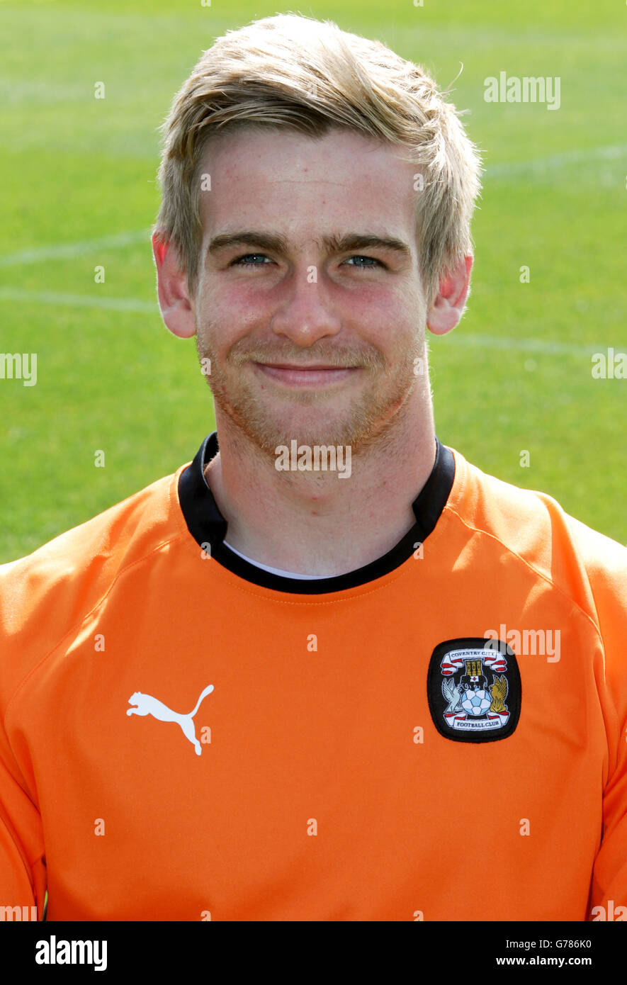 Soccer - Sky Bet League One - Coventry City Photocall 2014/15 - Ryton Training Ground. Coventry City goalkeeper Lee Burge Stock Photo