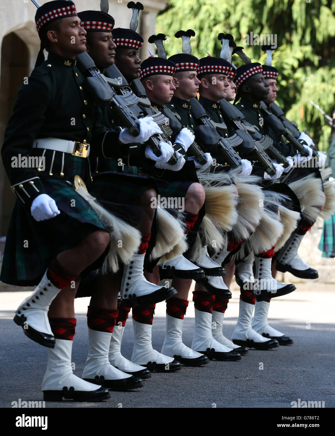 Queen summer residence at Balmoral Stock Photo Alamy