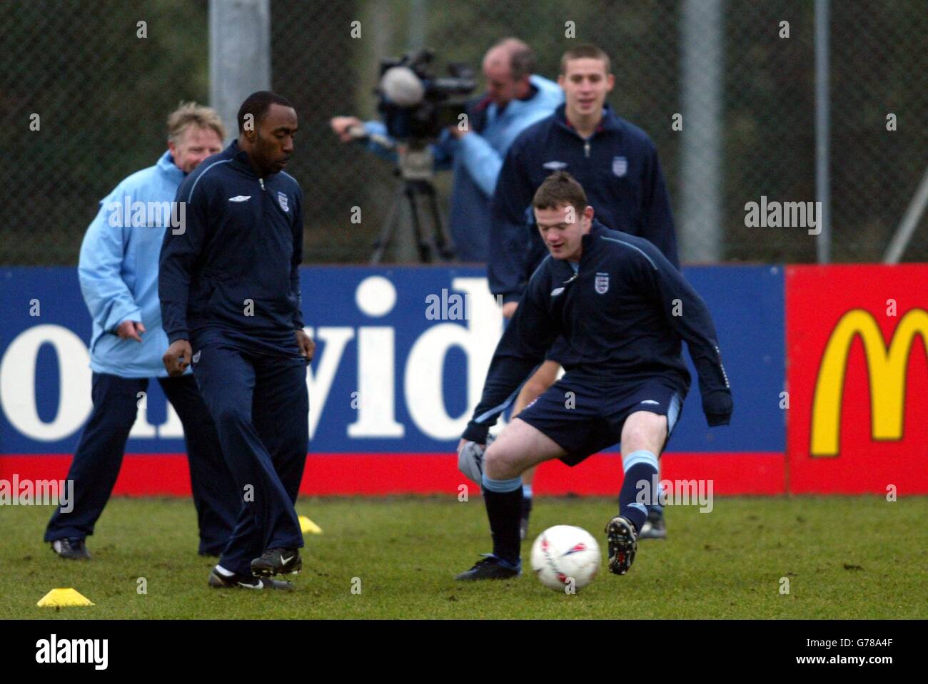 England Training Session Stock Photo Alamy