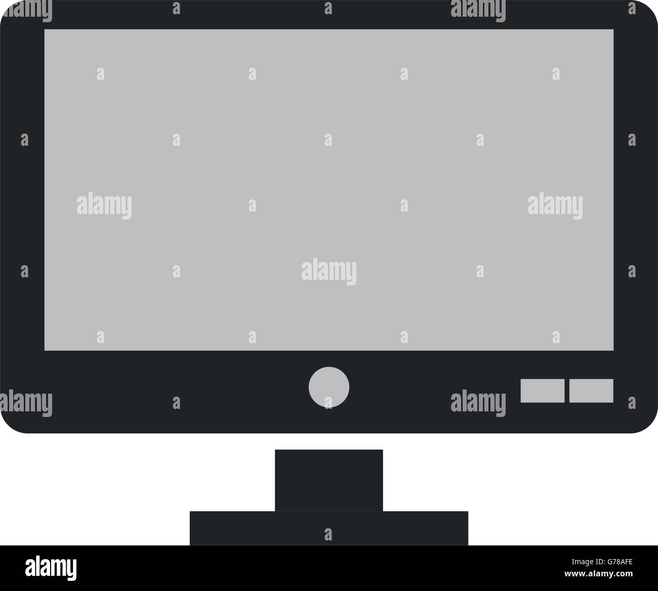 computer monitor icon Stock Vector Image & Art - Alamy