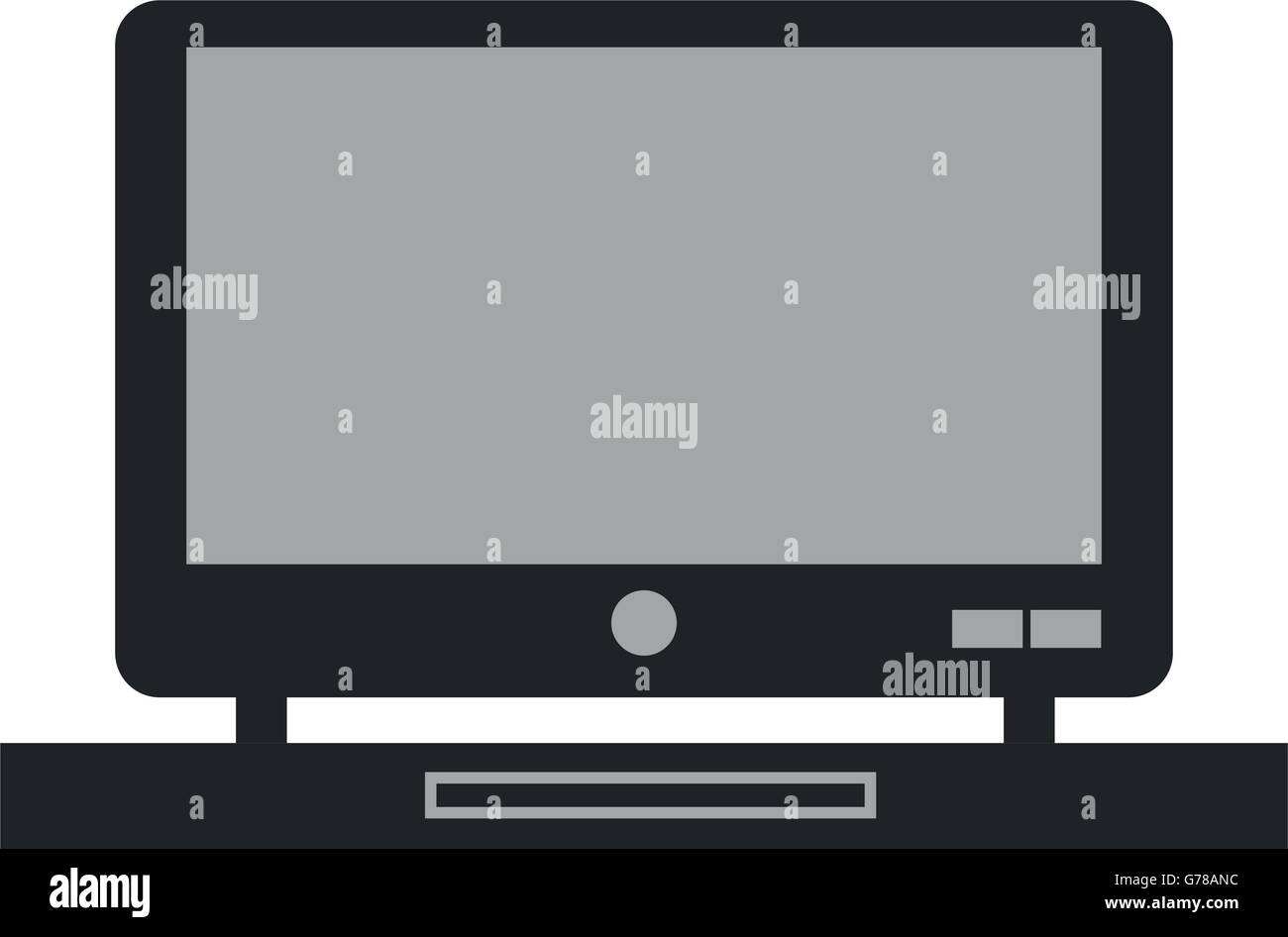 computer monitor icon Stock Vector Image & Art - Alamy