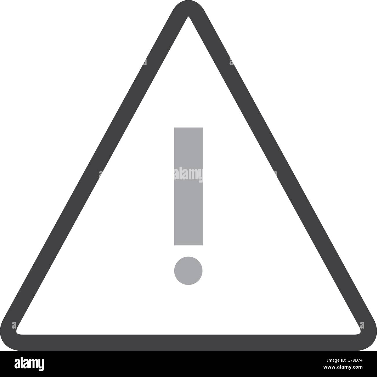 triangle caution icon Stock Vector Image & Art - Alamy