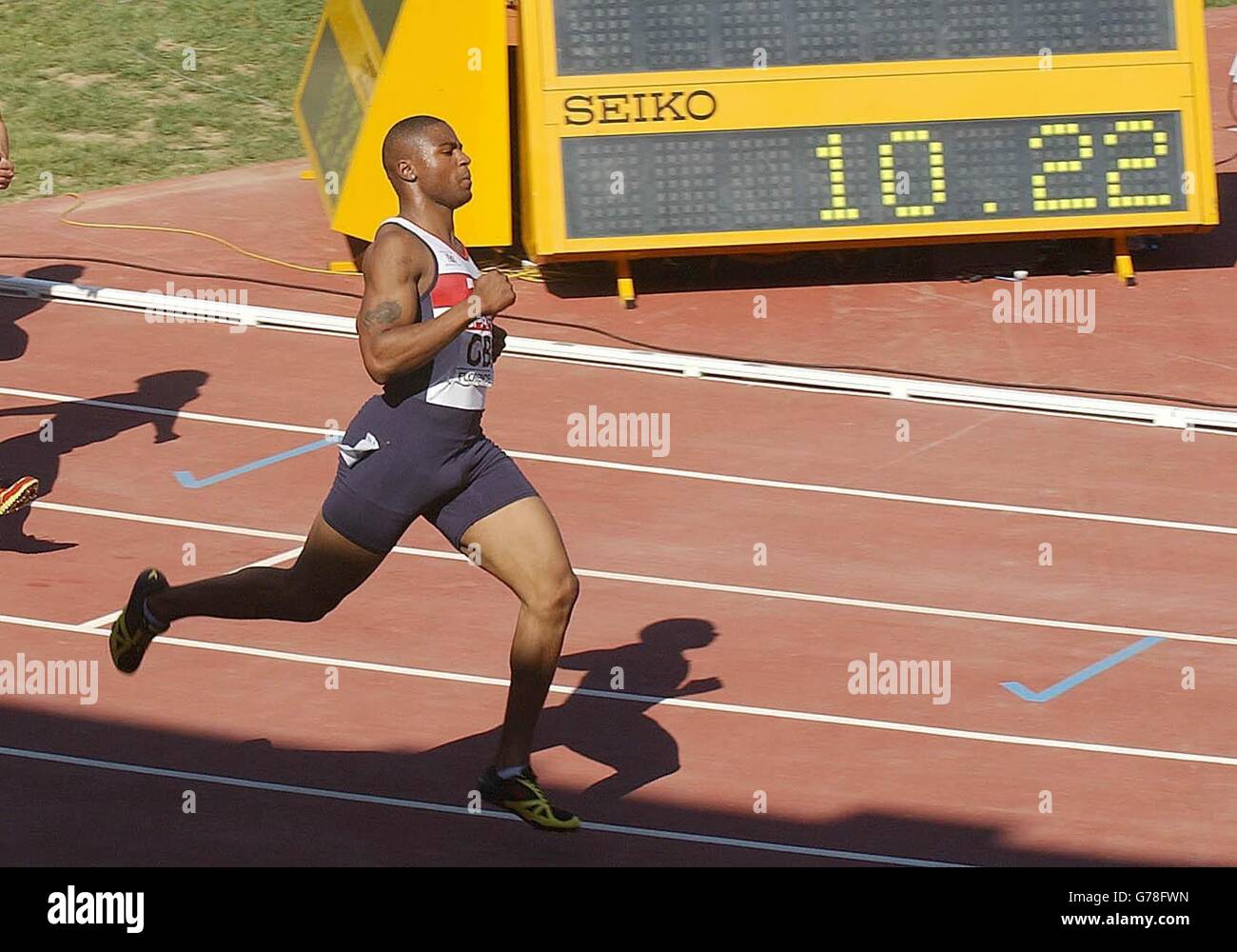 Lewis Francis - European Cup. Britain's Mark Lewis Francis powers home ...