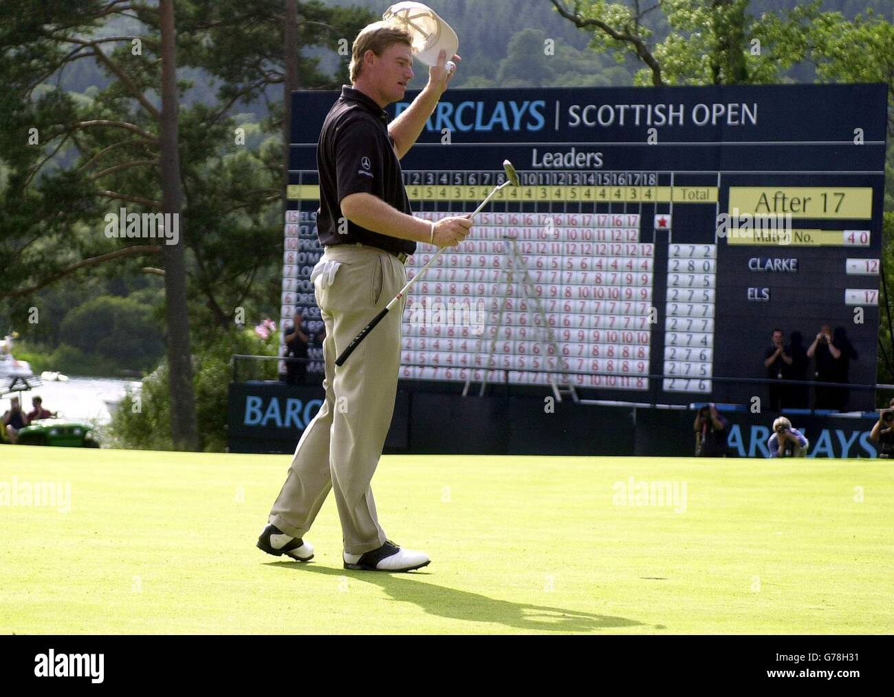 Ernie Els Scottish Open Stock Photo Alamy