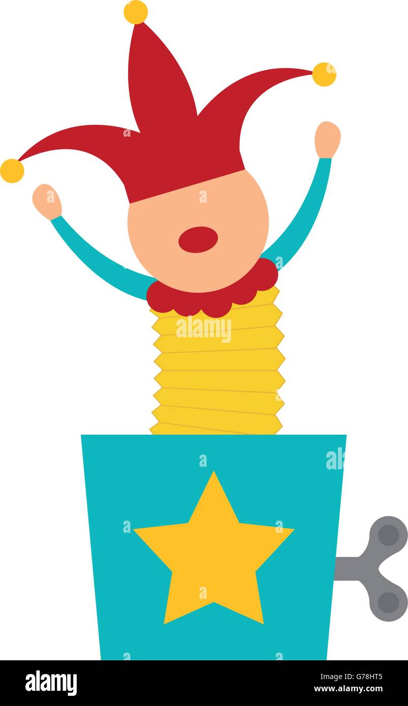 Clown icon. Toy design. Vector graphic Stock Vector Image & Art - Alamy