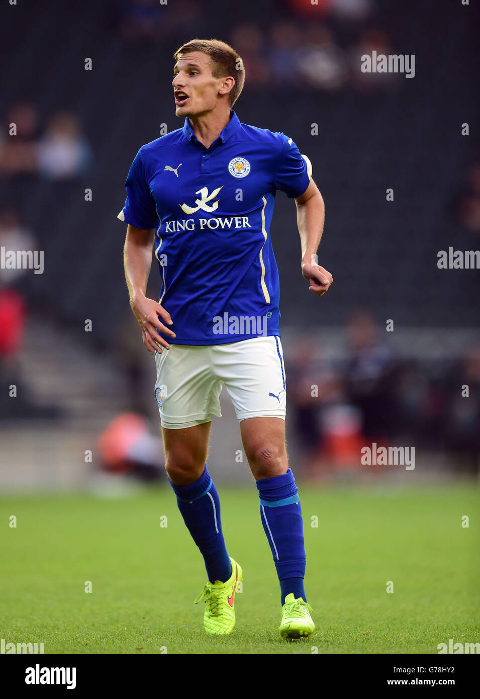 Soccer - Pre Season Friendly - Milton Keynes Dons v Leicester City - Stadium:mk Stock Photo