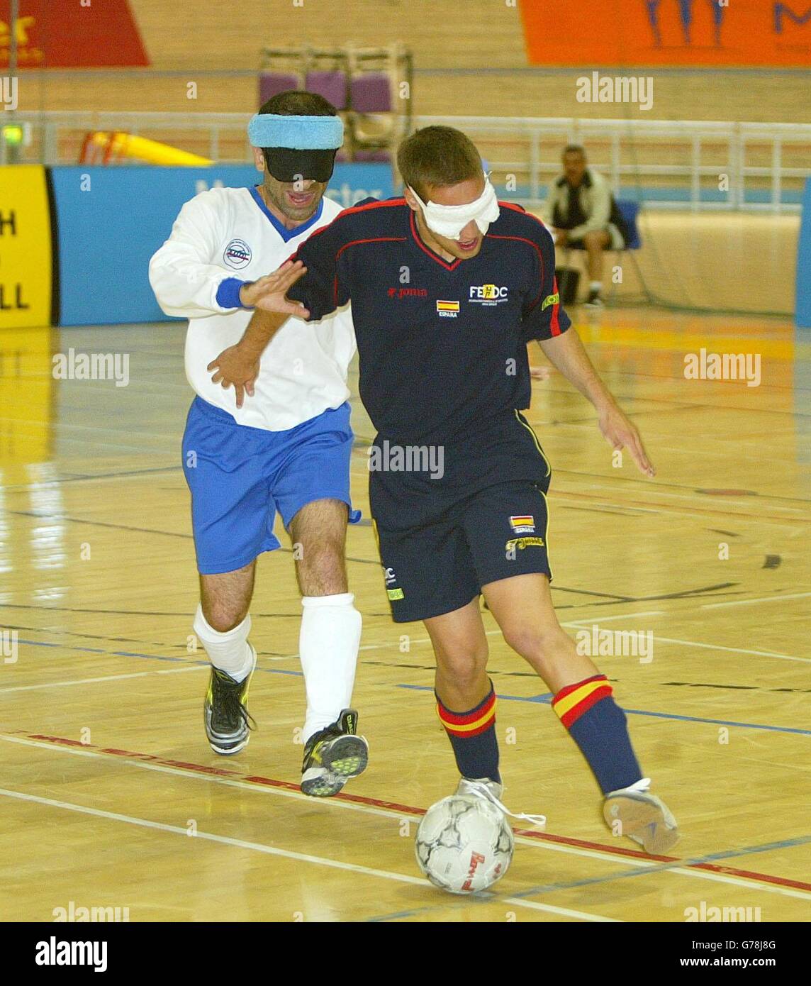 European Blind Football Championship Stock Photo Alamy