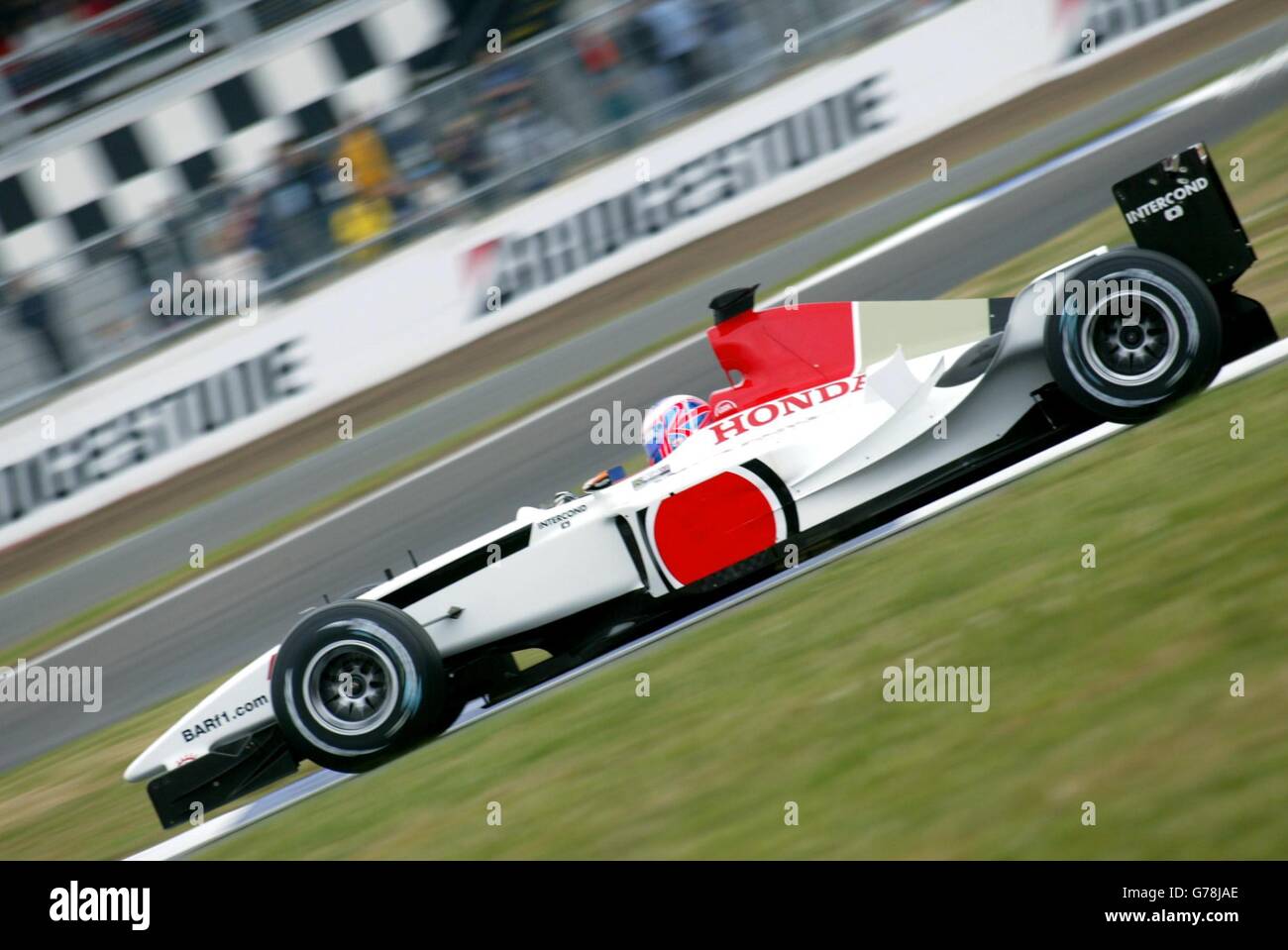 Jenson Button At Silverstone Stock Photo Alamy