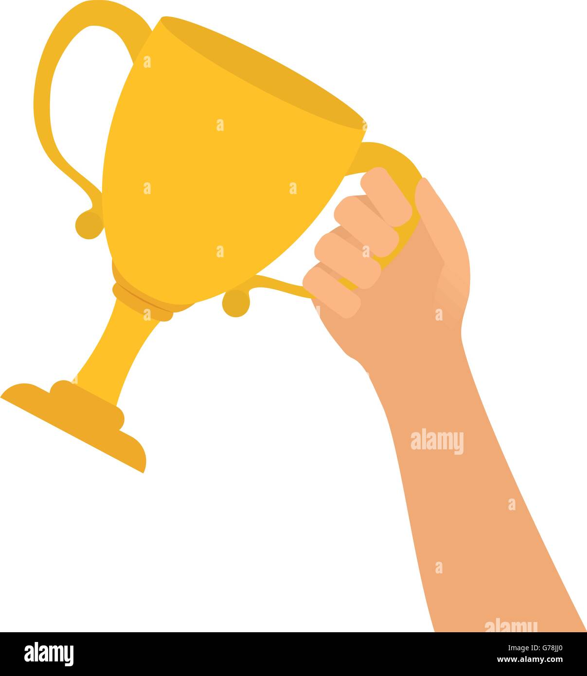 Trophy cup icon. Winner design. Vector graphic Stock Vector Image & Art ...