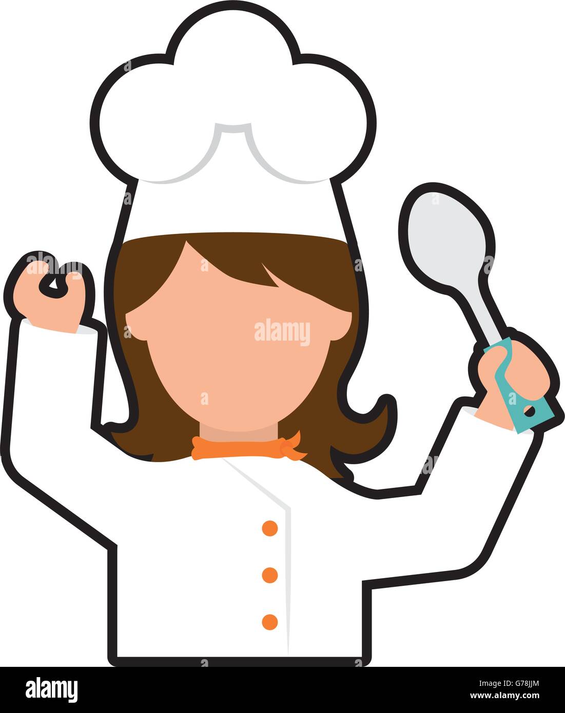 Chef cartoon icon. Cooking and Menu design. Vector graphic Stock Vector ...