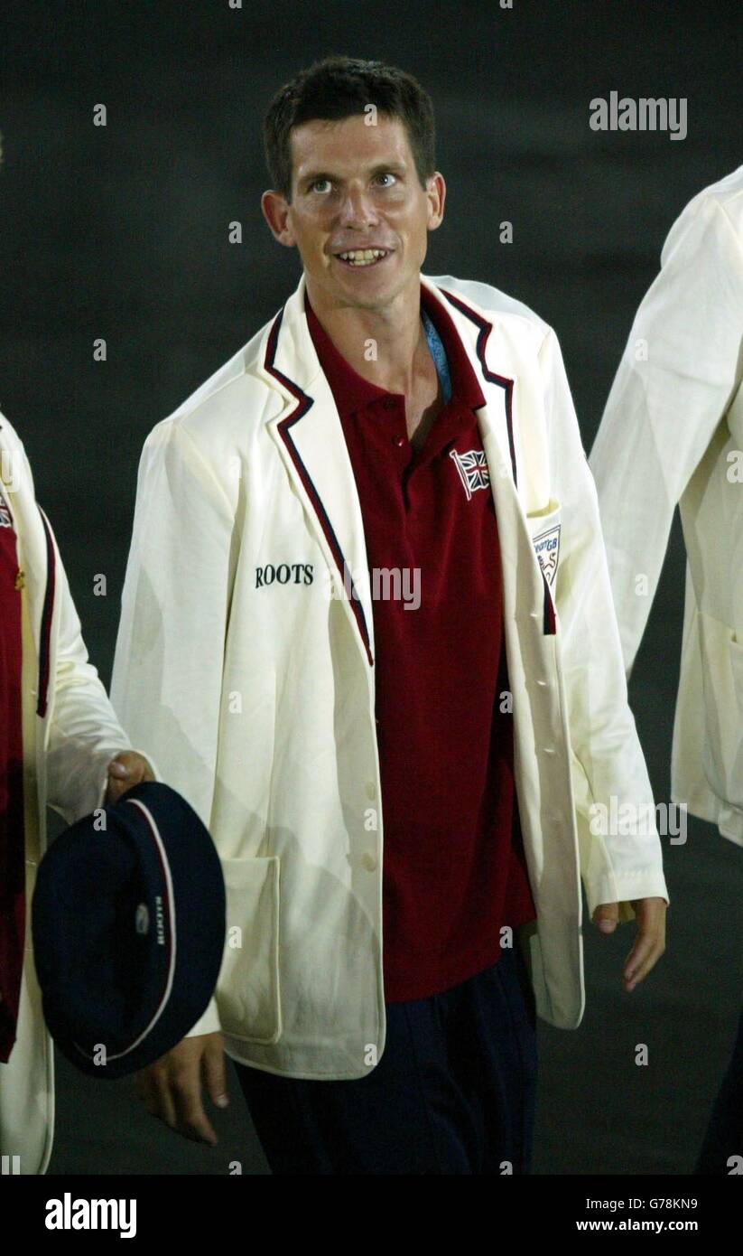 Tim Henman Olympic opening ceremony Stock Photo