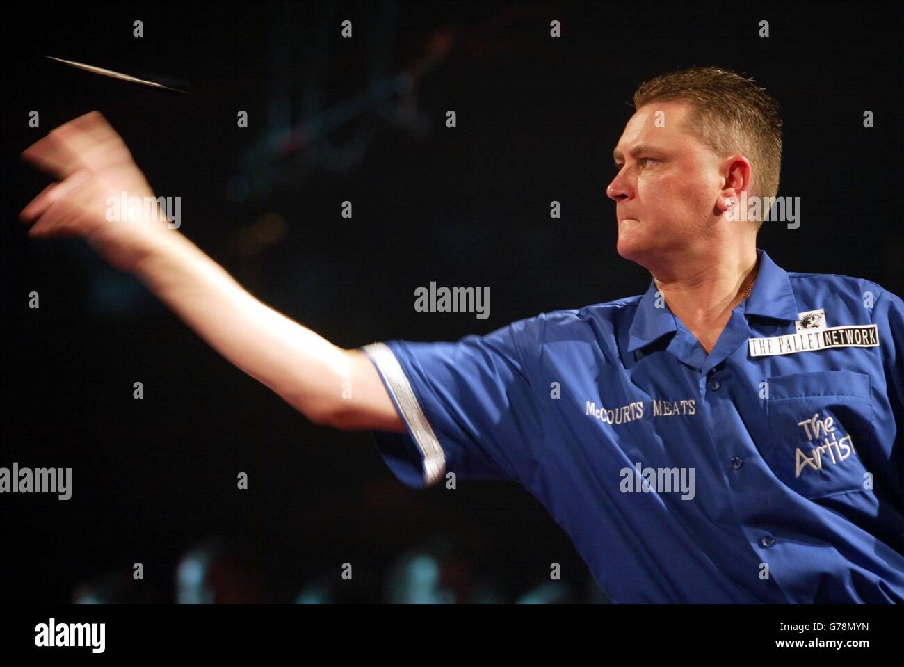 England's Kevin Painter in action during his quarterfinal victory over