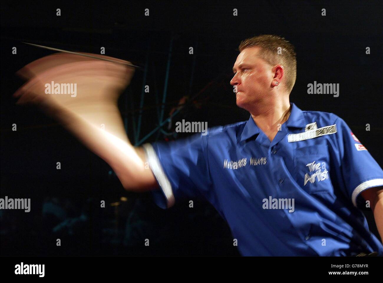 England's Kevin Painter in action during his quarterfinal victory over