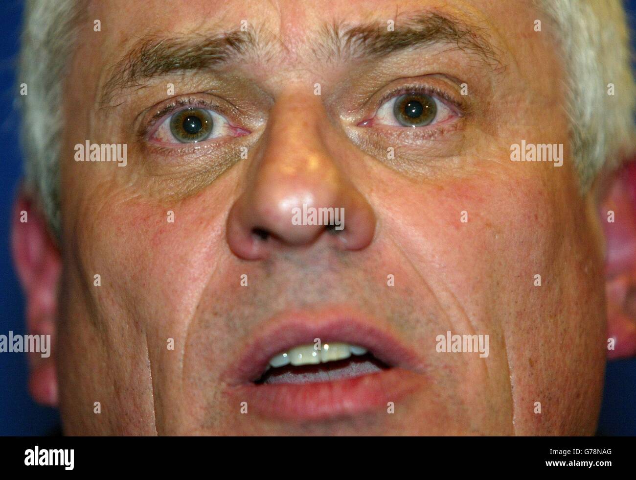 Terry Venables - Press Conference Stock Photo - Alamy