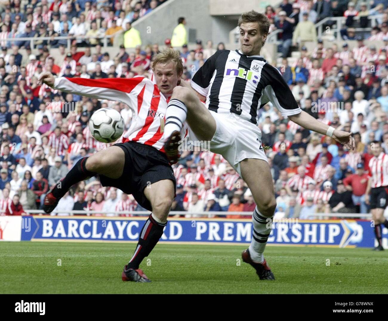 Sunderland v Newcastle Stock Photo