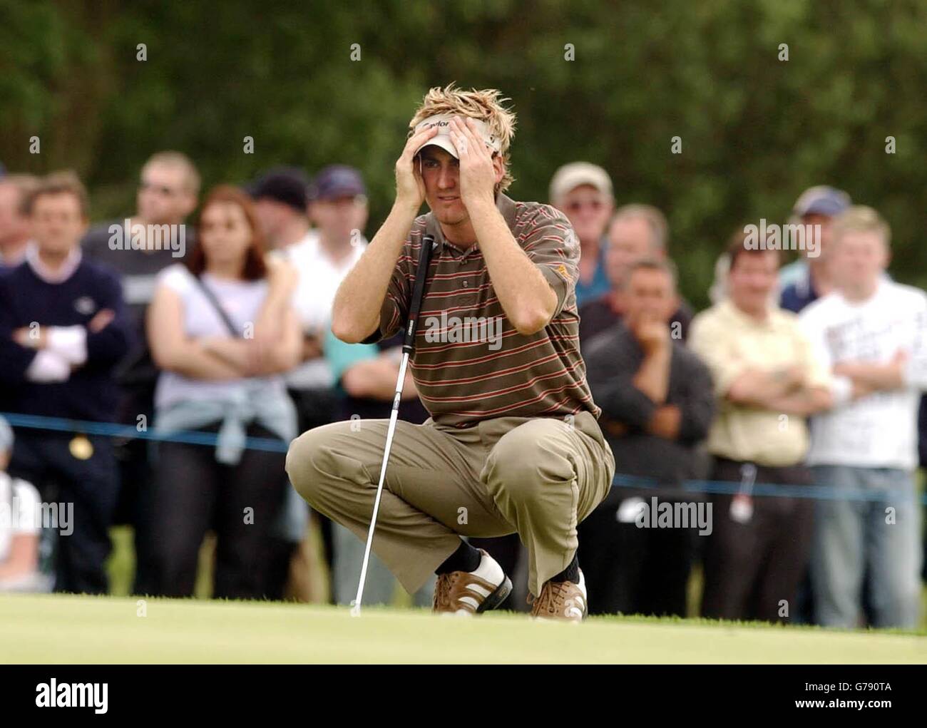 Ian Poulter British Masters Stock Photo Alamy