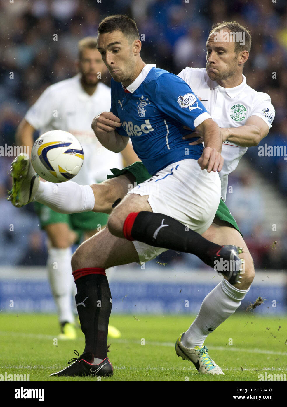 Soccer - Petrofac Training Cup - First Round South-West - Rangers v Hibernian - Ibrox Stock Photo