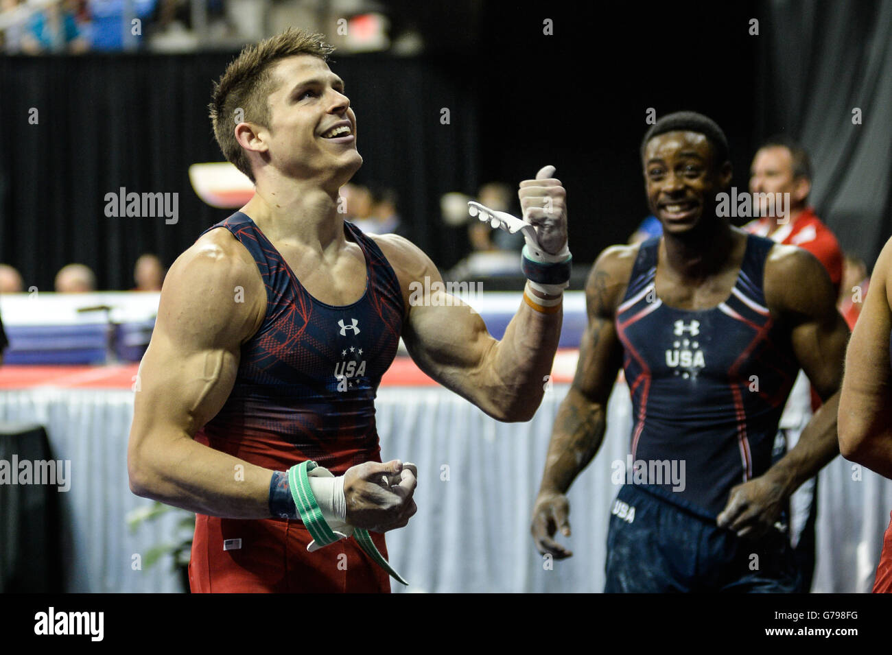 St. Louis, Missouri, USA. 25th June, 2016. CHRIS BROOKS celebrates