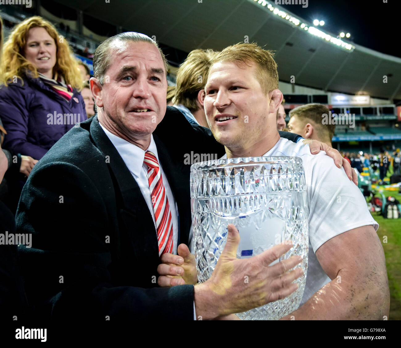 Tim Hartley Rugby Sydney, Australia. 25 June, 2016. England rugby captain Dylan Hartley ...
