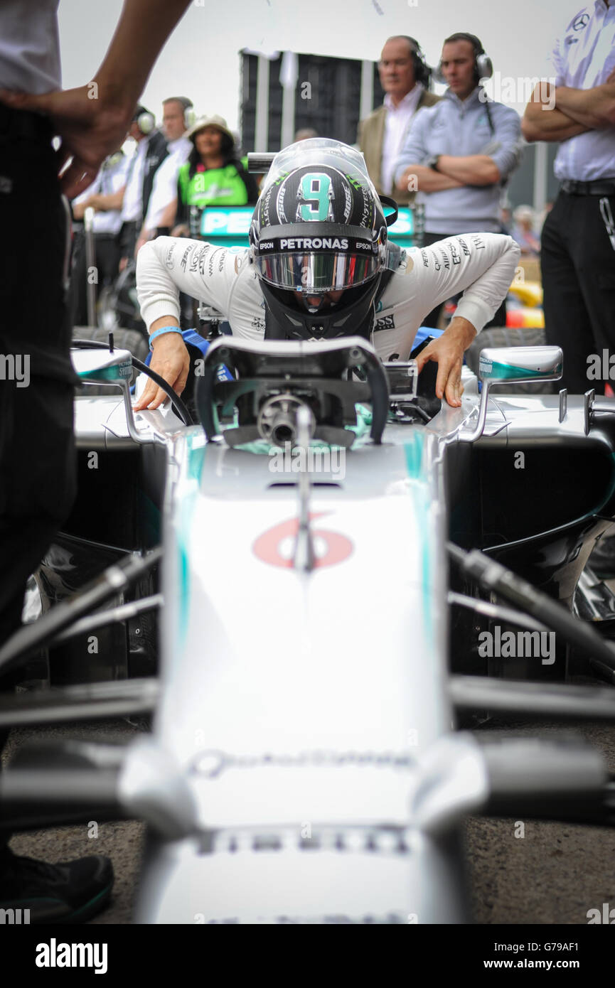 Nico Rosberg (GER) Mercedes Petronas Formula 1 driver at Good wood Festival  of speed Stock Photo - Alamy