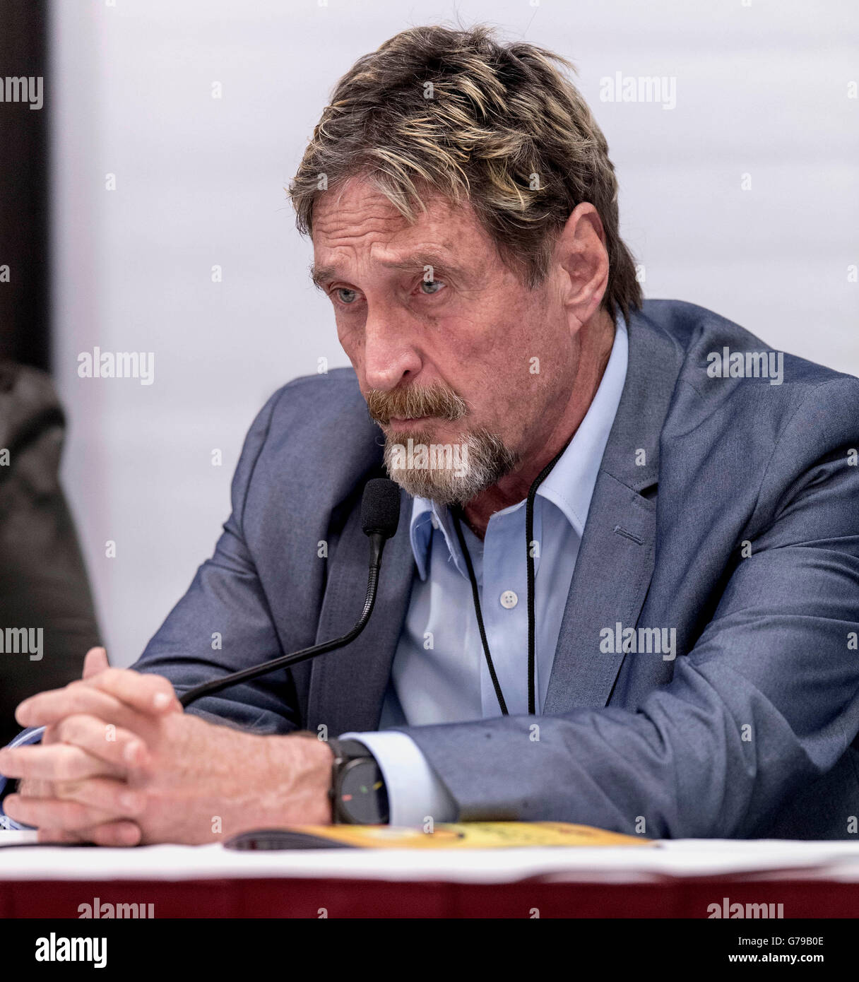 Pasadena, California, USA. 25th June, 2016. JOHN MCAFEE participates on