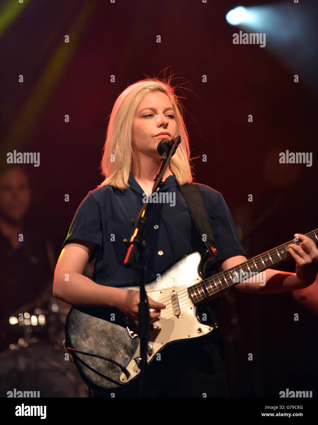 Ottawa, Canada - June 25, 2016:  Molly Rankin, lead singer of the indie pop band Alvvays that topped the US college charts in 2014, performs at the Dragon Boat Festival. Credit:  Paul McKinnon/Alamy Live News Stock Photo